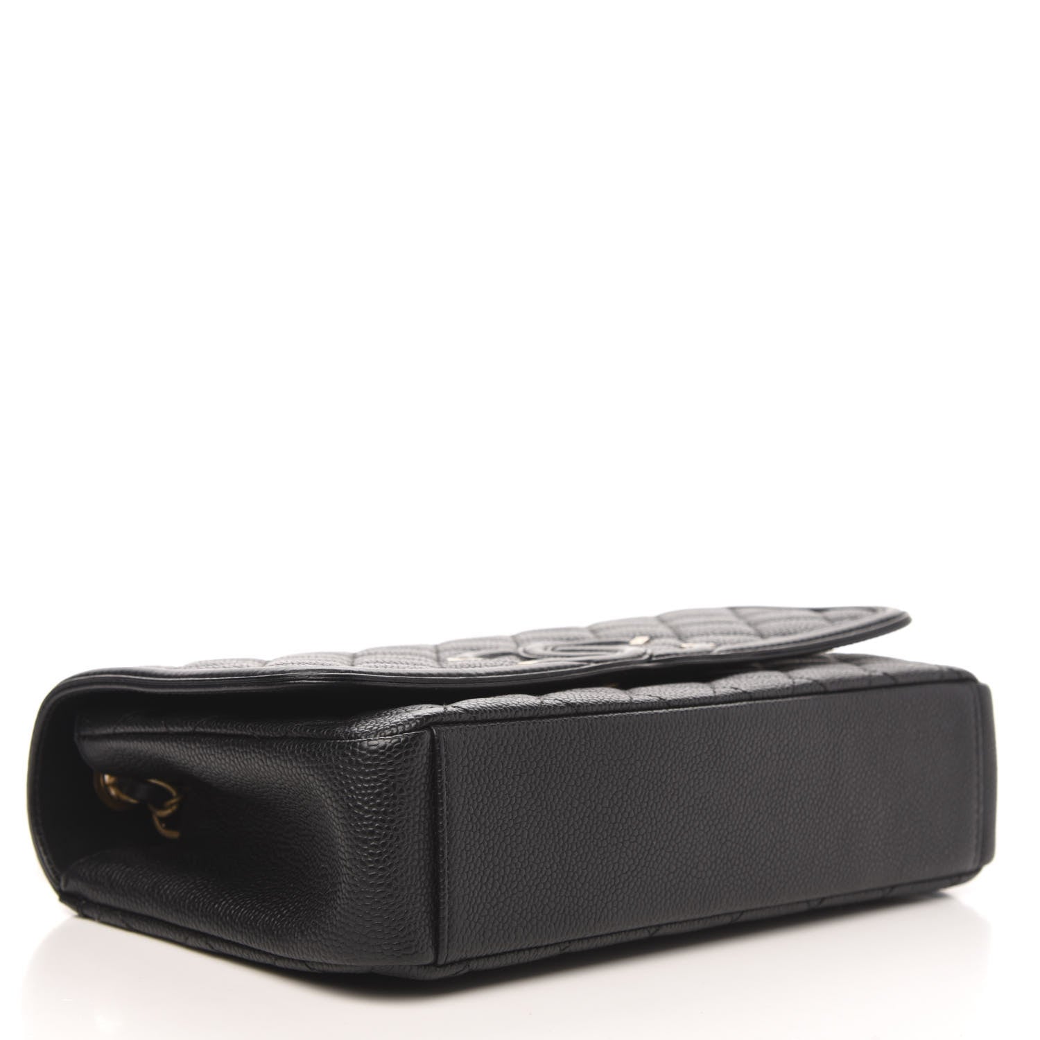 Chanel Caviar Quilted Medium CC Filigree Flap Black 4 of 12