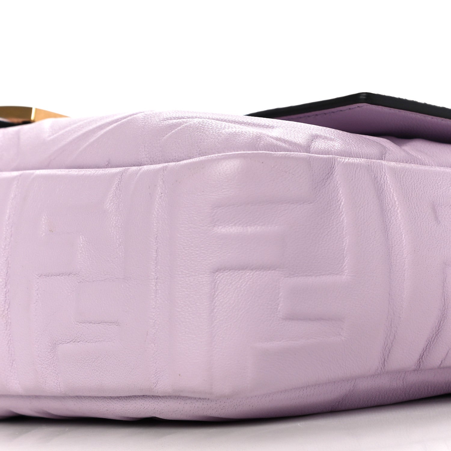 Fendi Nappa FF 1974 Embossed Baguette Anemone 8 of 8