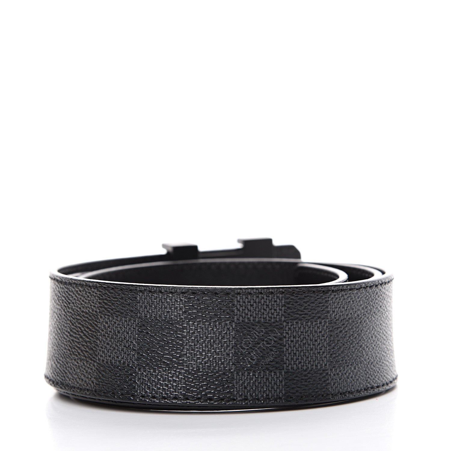 Louis Vuitton Damier Graphite 40mm LV Initiales Belt 90 36 2 of 11