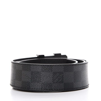 Louis Vuitton Damier Graphite 40mm LV Initiales Belt 90 36 2 of 11