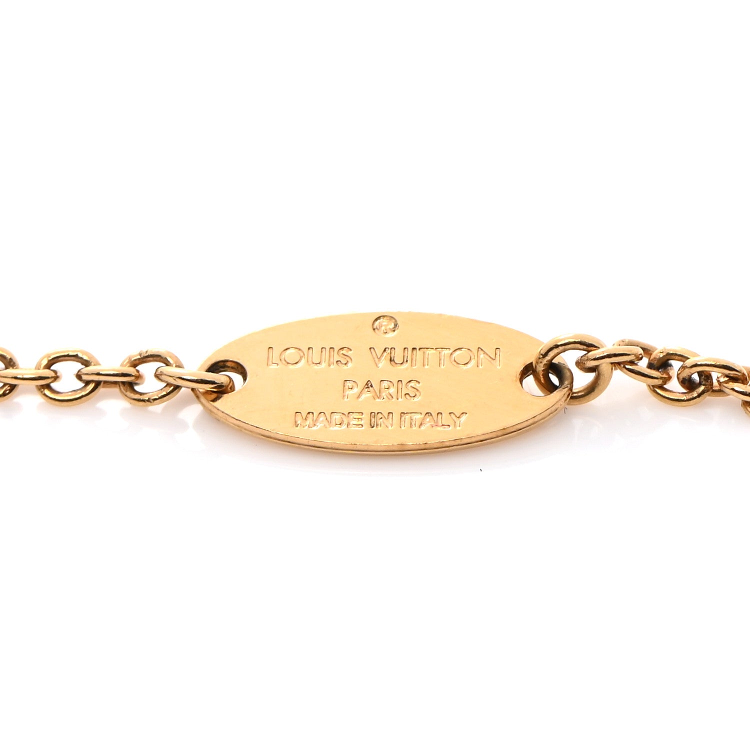 Louis Vuitton Gold L to V Pearlfection Bracelet 4 of 6