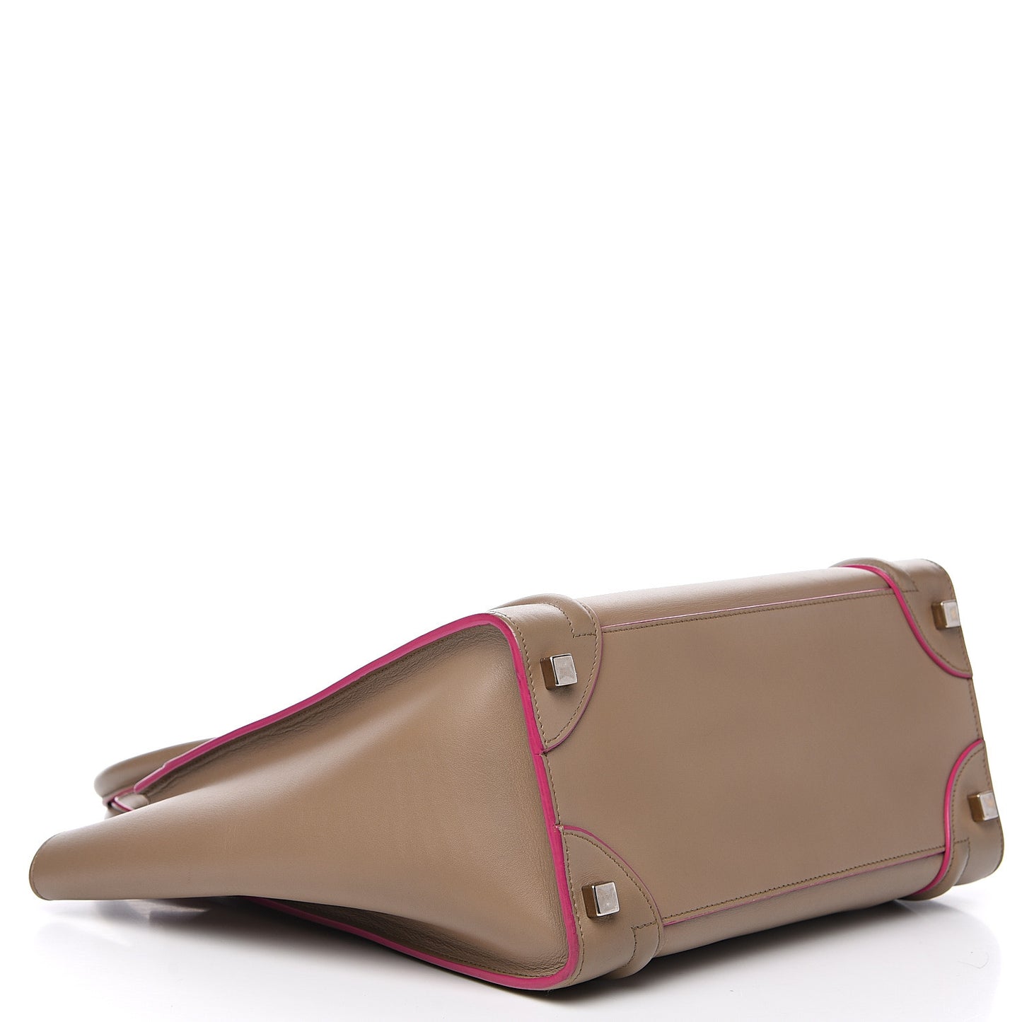 Palmelato Calfskin Micro Luggage Beige