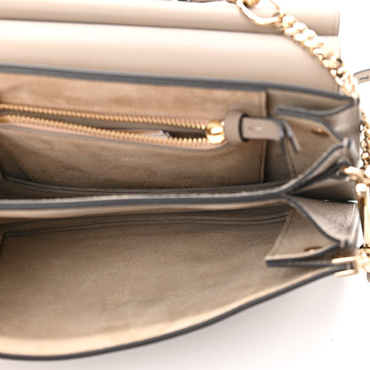 Chloe Suede Calfskin Small Faye Top Handle Bag Motty Grey 5 of 10