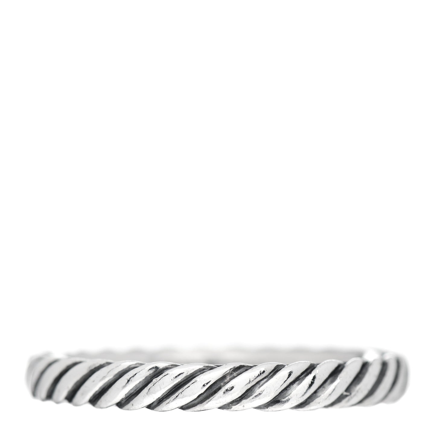 Sterling Silver Cable Classics Band Ring 52 6