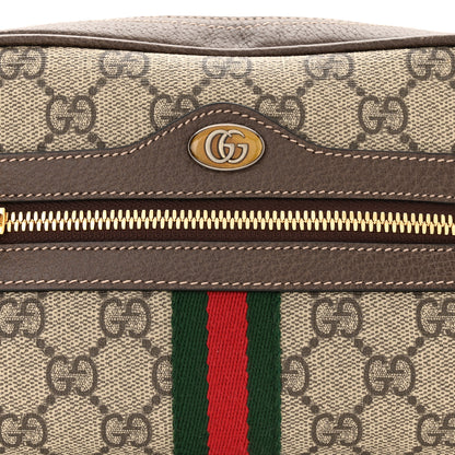 Gucci GG Supreme Monogram Web Small Ophidia Belt Bag 85 34 Dark Brown 8 of 12