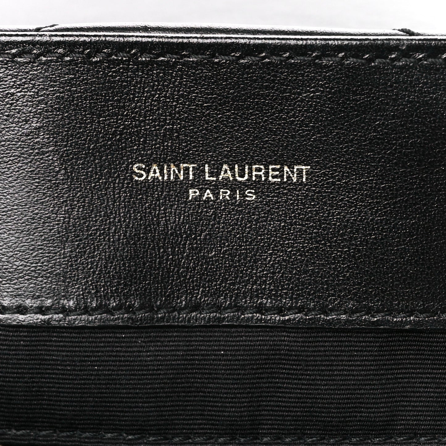 Calfskin Y Quilted Monogram Large Loulou Chain Satchel Black