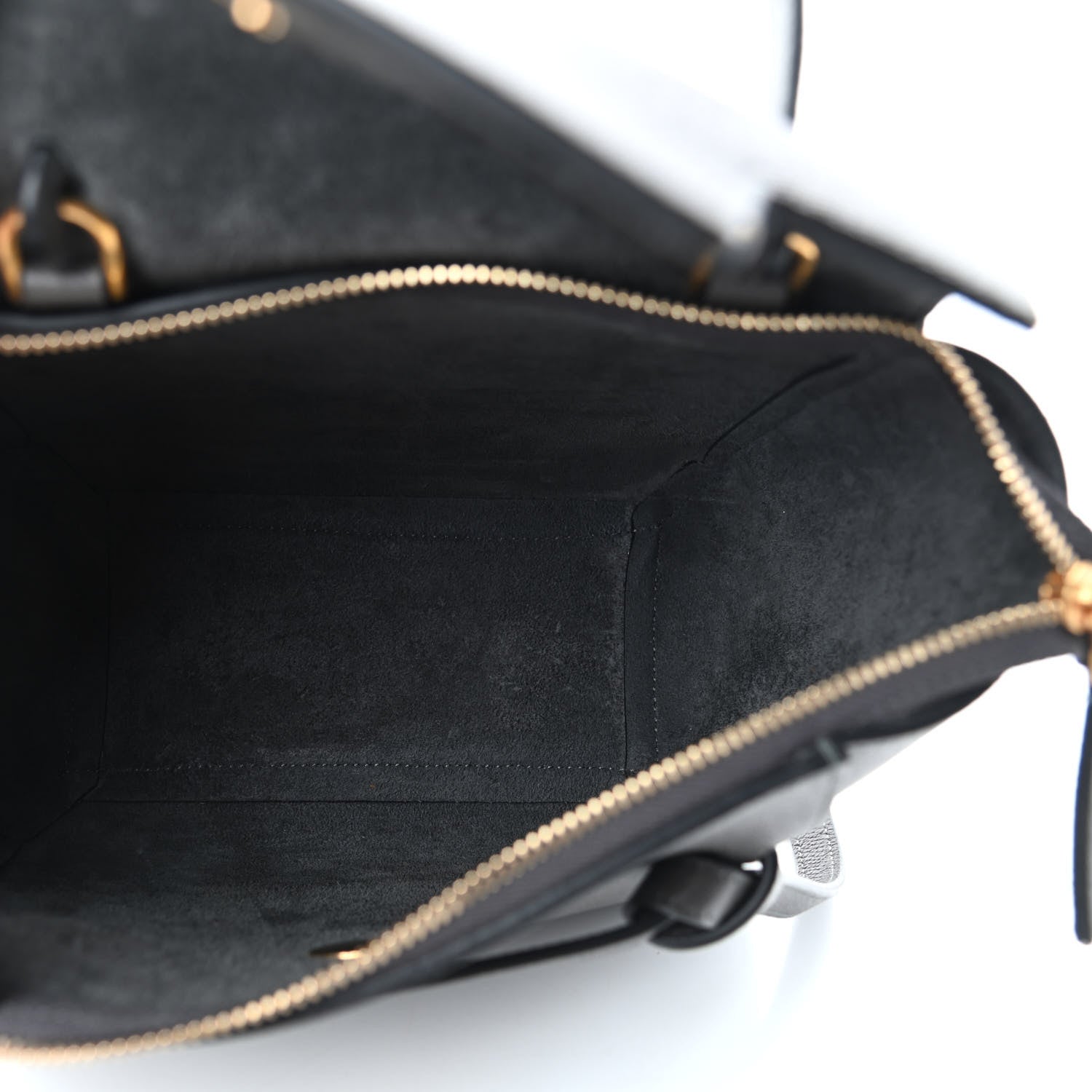 Celine Grained Calfskin Nano Belt Bag Grey 5 of 9