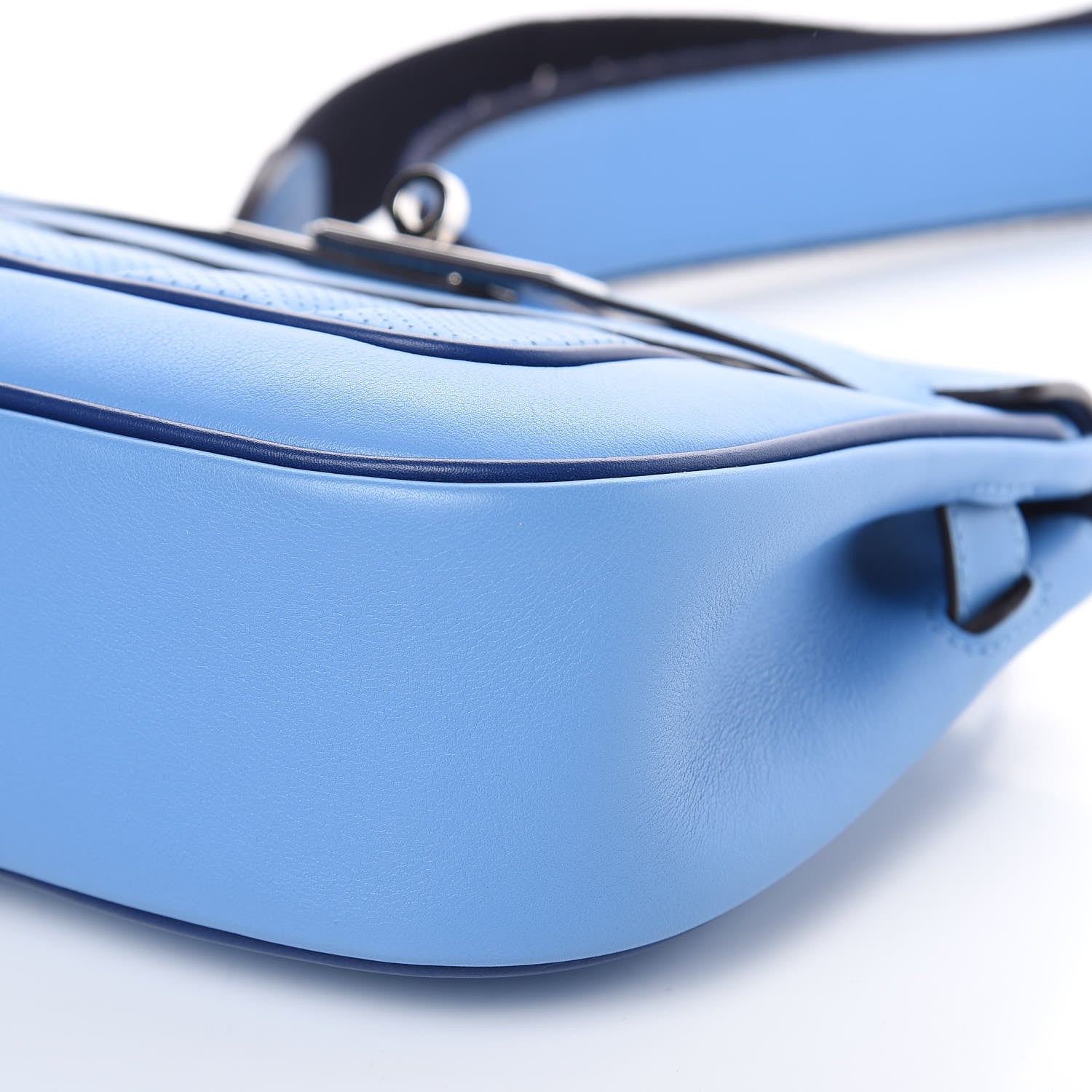 Hermes Veau Swift Mini Sac Berline Bleu Paradis Saphir 9 of 11