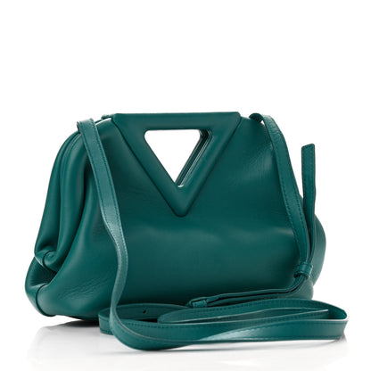 Bottega Veneta Calfskin Small The Point Triangle Bag Mallard 3 of 10