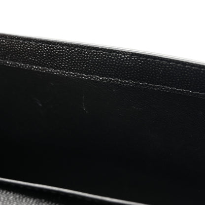Saint Laurent Grain De Poudre Uptown Chain Wallet Black 12 of 13