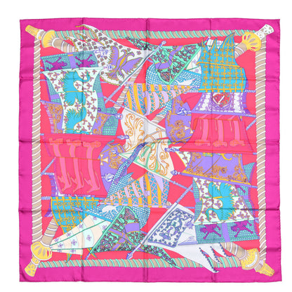 Hermes Silk Etendards et Bannieres Scarf 90 1 of 5