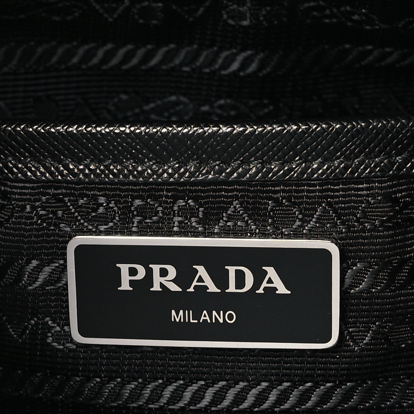 Nylon New Vela Studded Messenger Bag Black
