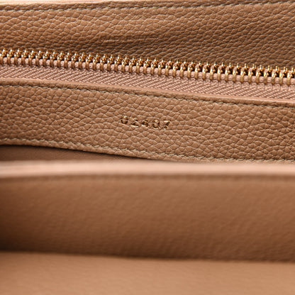 Celine Grained Calfskin Small 16 Top Handle Bag Beige 9 of 12