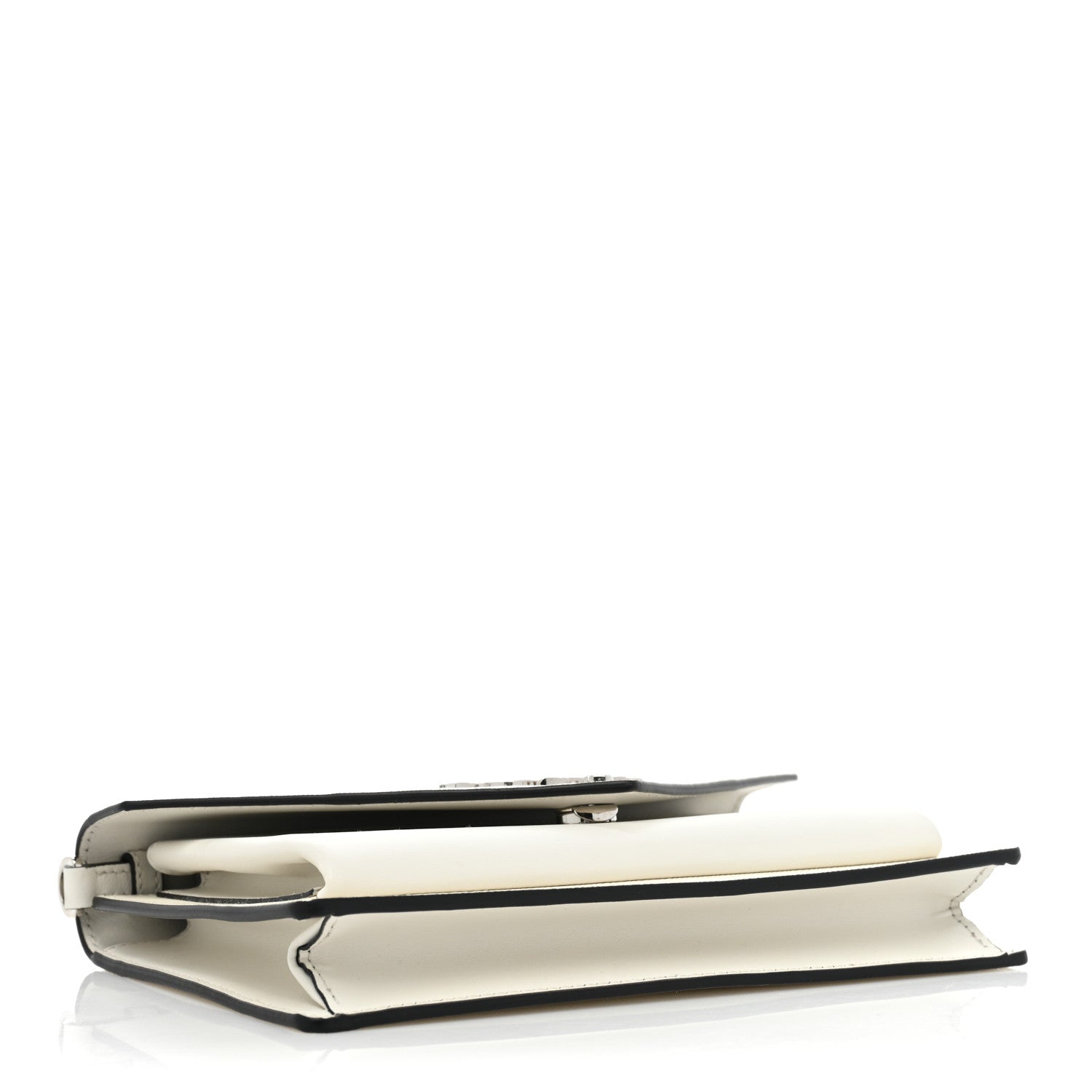 Prada Saffiano City Calfskin Mini Envelope Bag White 4 of 10