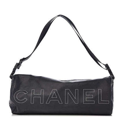 Chanel Rubber Nylon Sport Duffle Black 1 of 14