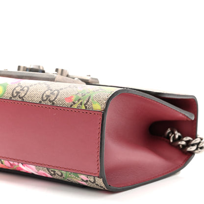 Gucci GG Supreme Monogram Blooms Small Padlock Shoulder Bag Beige Multicolor Dry Rose 11 of 11