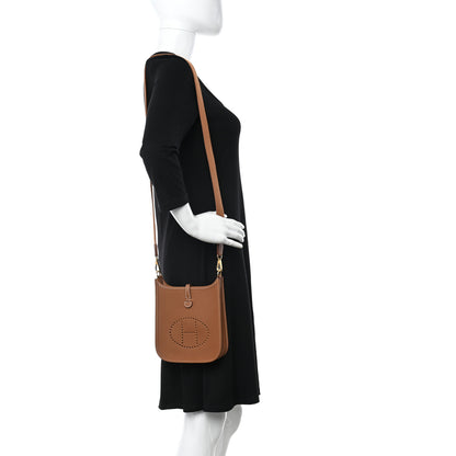 Hermes Taurillon Maurice Evelyne TPM Gold 2 of 11