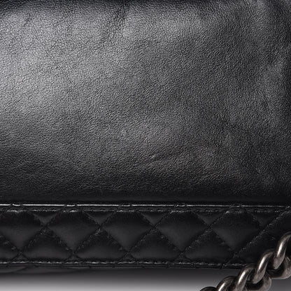 Chanel Calfskin Enchained Medium Boy Flap Black 12 of 16