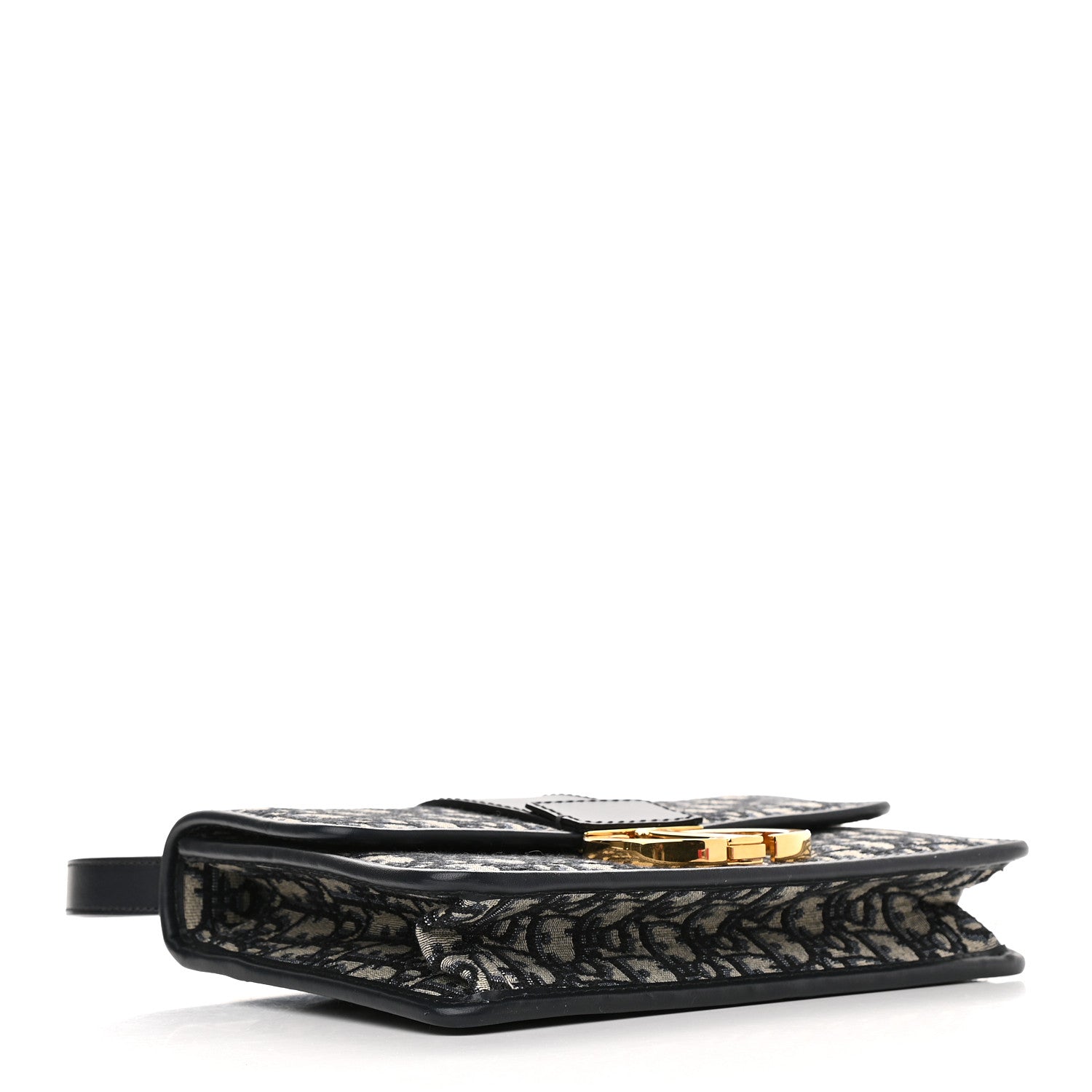Christian Dior Oblique 30 Montaigne Flap Bag Blue 4 of 8