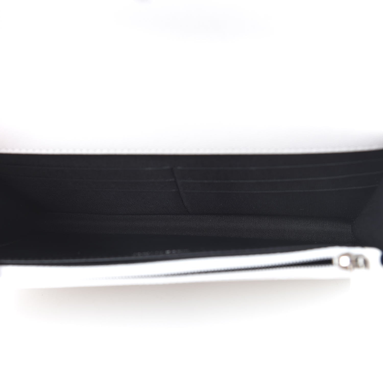 Chanel Caviar Quilted My Everything Wallet On Chain WOC White 5 of 11