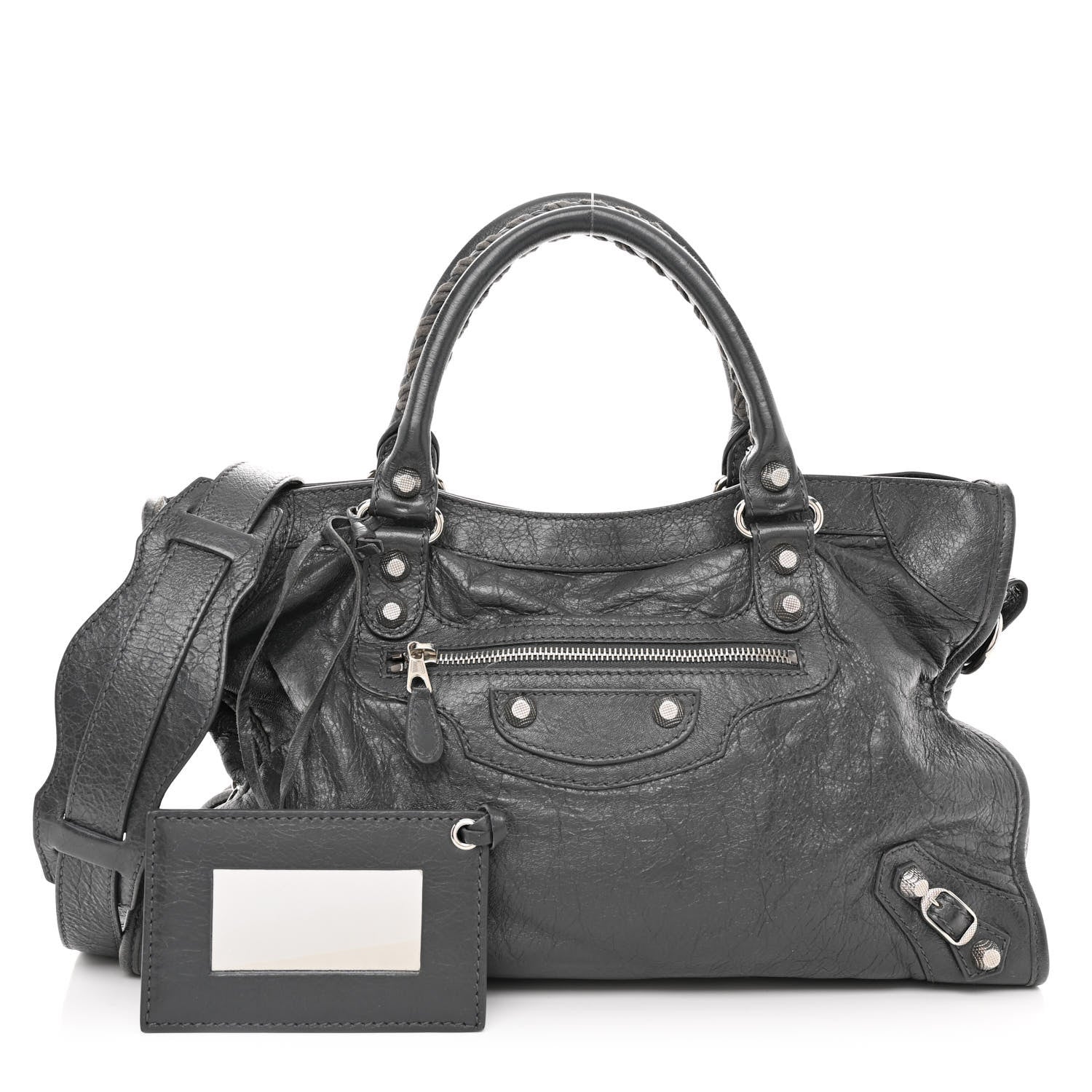 Balenciaga Agneau Giant 12 Silver Hardware City Gris Fossile 1 of 9