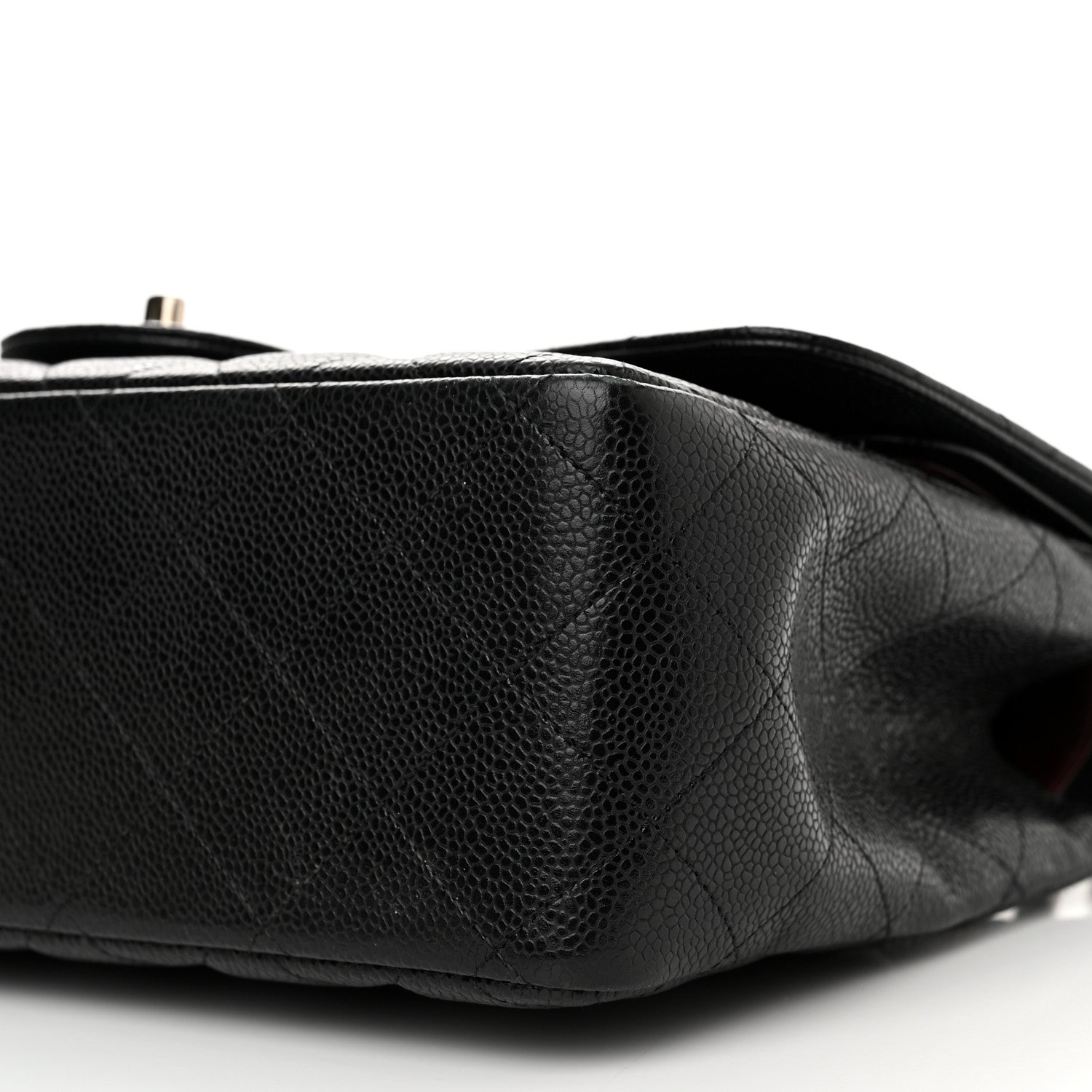 Chanel Caviar Quilted Jumbo Double Flap Black 10 of 13