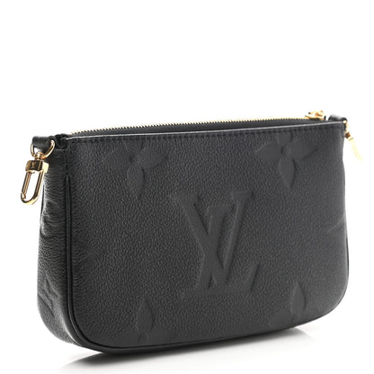 Louis Vuitton Empreinte Monogram Giant Multi Pochette Accessories Mini Pochette Black 3 of 6