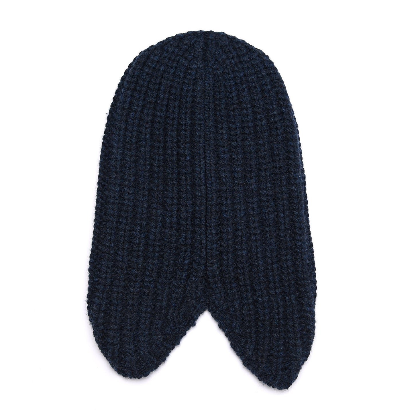Wool Knit Cusco Insect Embroidered Beanie Hat S Navy