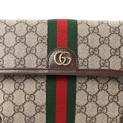 Gucci GG Supreme Monogram Web Small Ophidia Belt Bag Brown 7 of 9