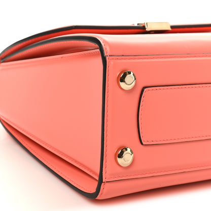 Salvatore Ferragamo Smooth Calfskin Small Boxyz Orange 8 of 9
