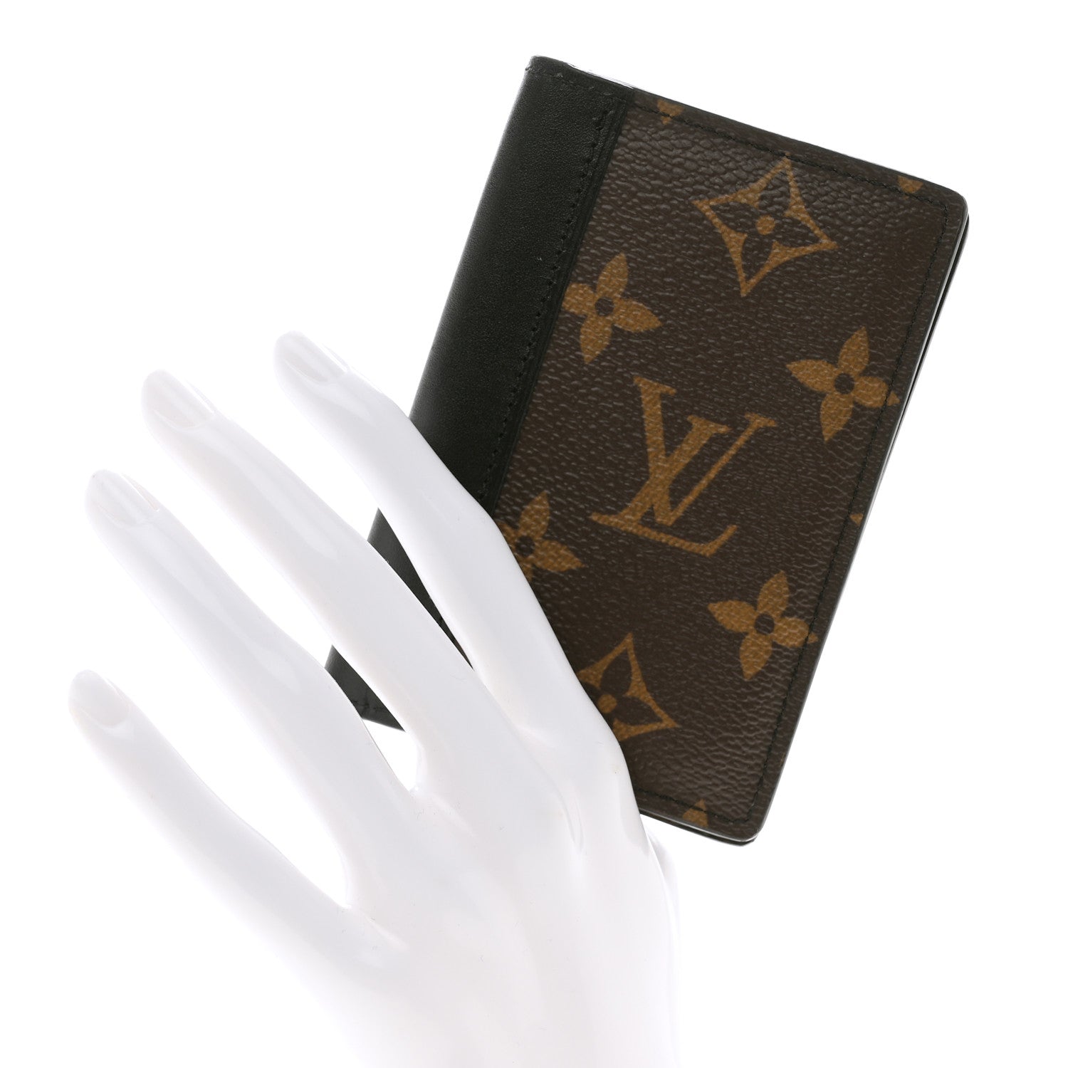 Louis Vuitton Monogram Macassar Pocket Organizer NM 2 of 8