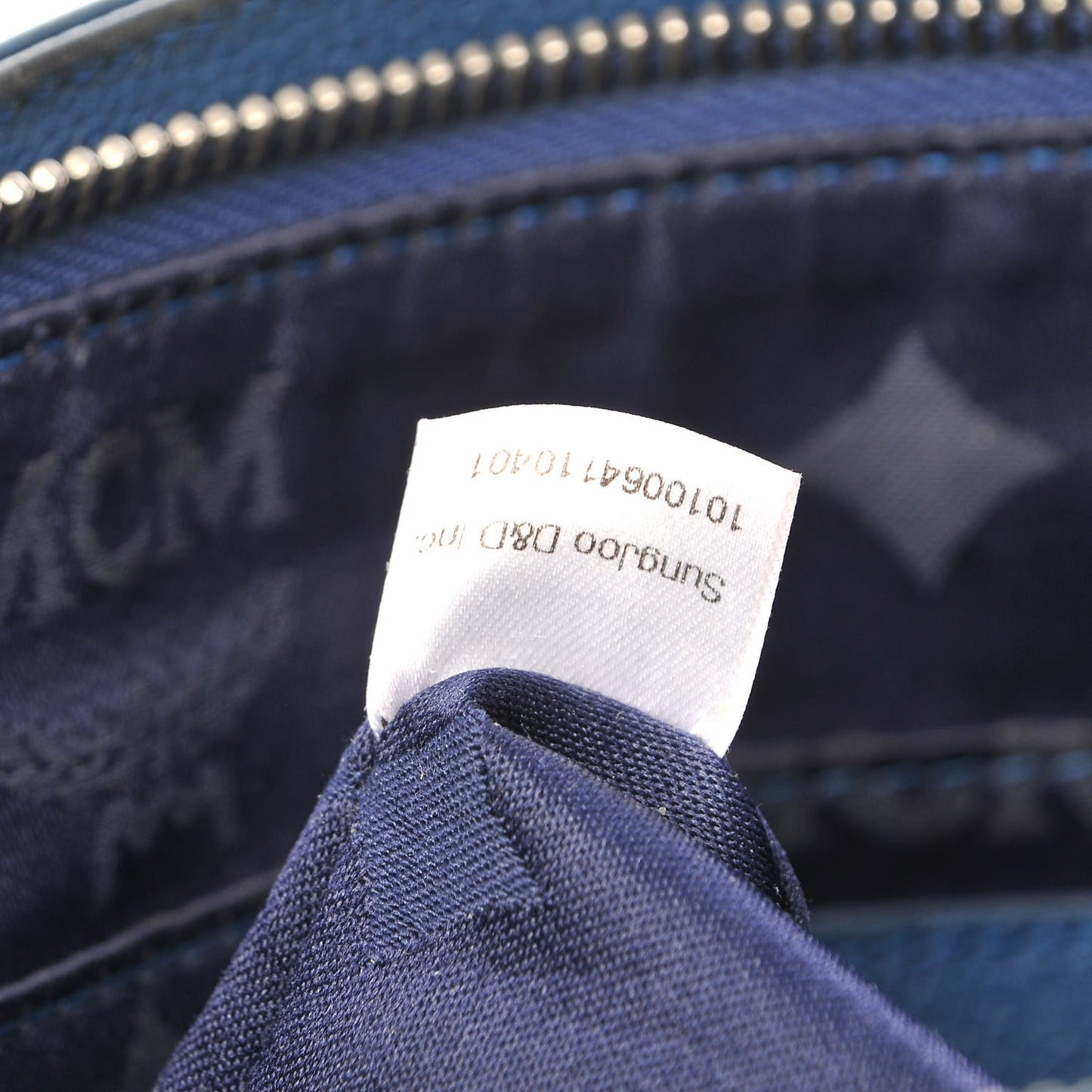 Calfskin Studded Tote Bag Blue