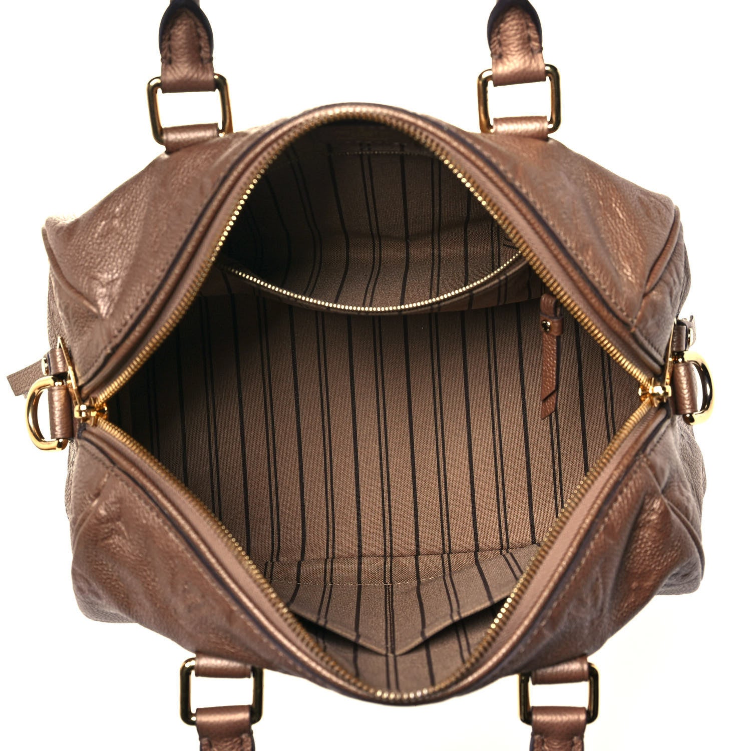 Louis Vuitton Empreinte Speedy Bandouliere 25 Bronze 5 of 14