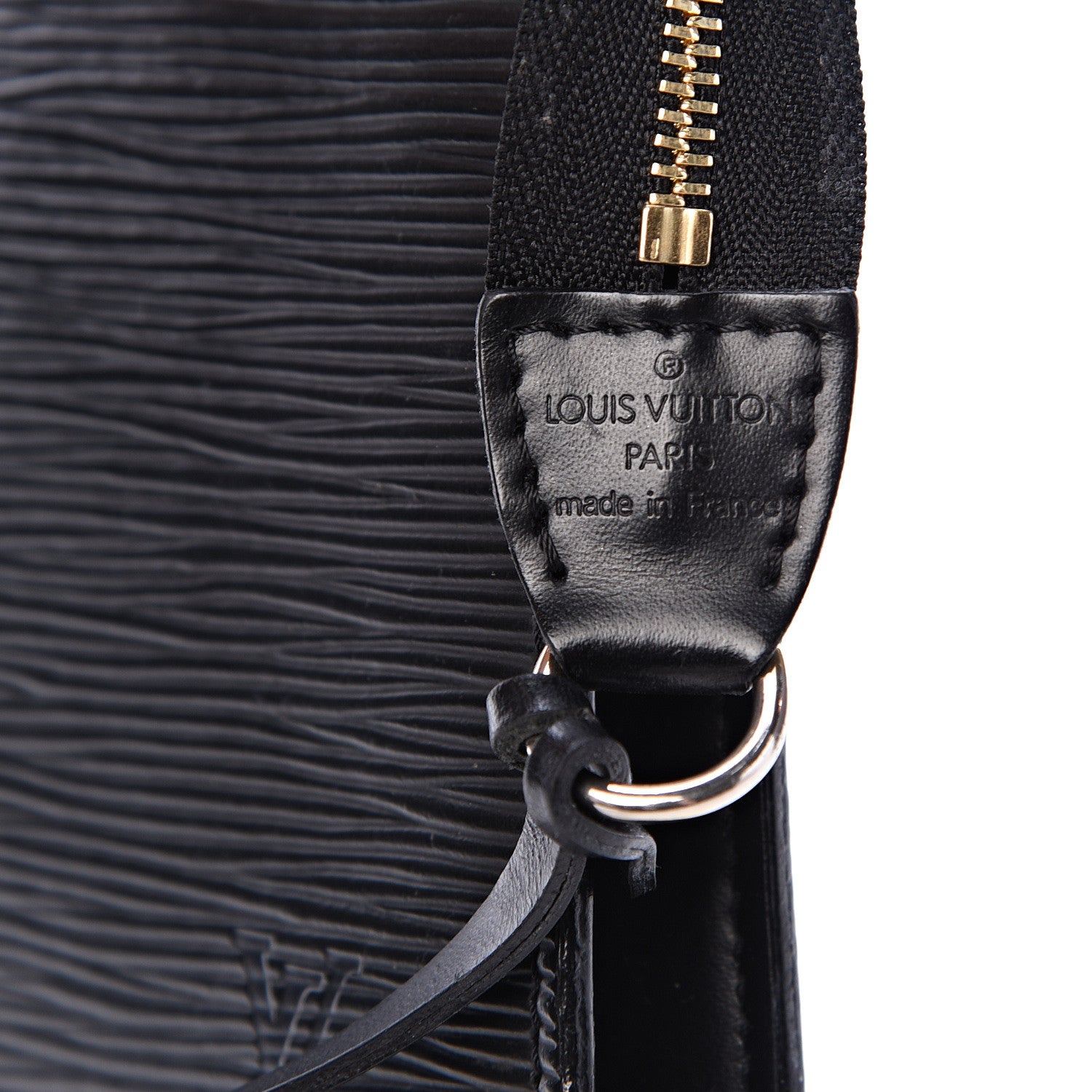 Louis Vuitton Epi Pochette Accessories 24 Black 5 of 11