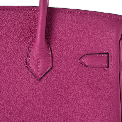 Hermes Togo Birkin 25 Rose Pourpre 34 of 37
