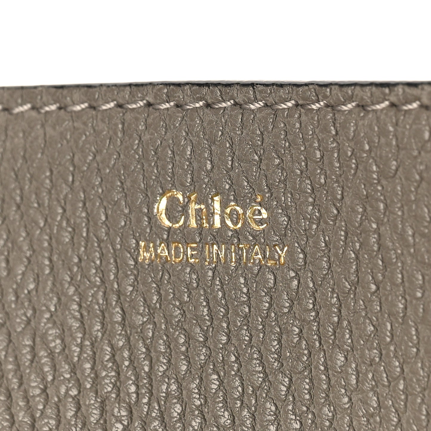 Grained Lambskin Drew Shoulder Bag Motty Grey