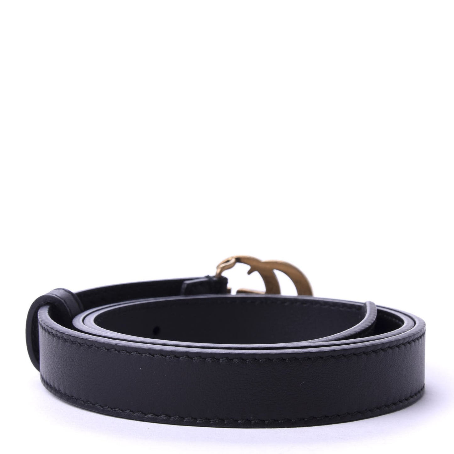 Calfskin Double G 20mm Belt 75 30 Black