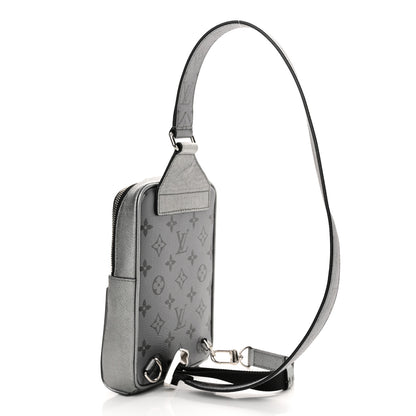 Louis Vuitton Taigarama Outdoor Slingbag Gunmetal Silver 3 of 12