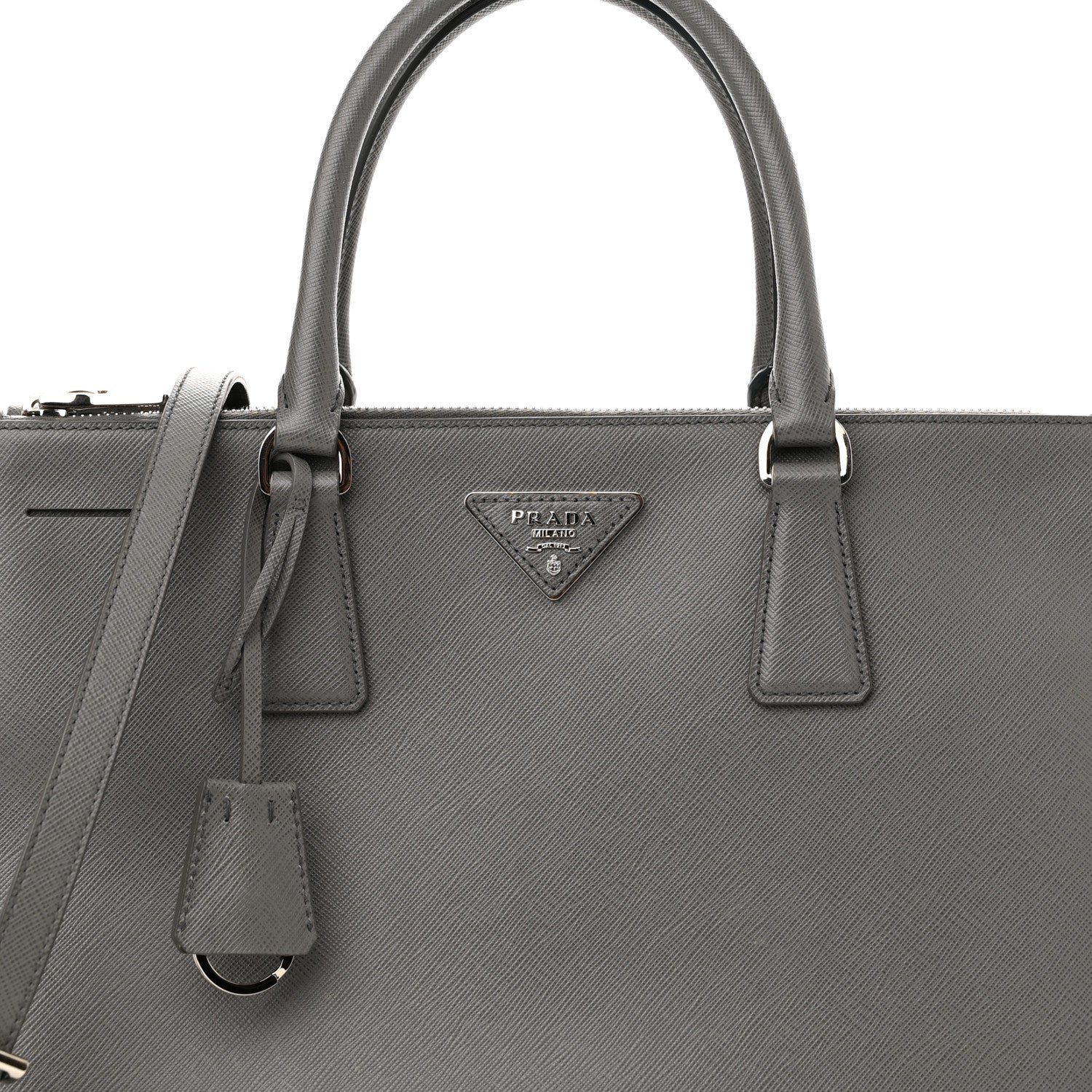Prada Saffiano Medium Galleria Double Zip Tote Argilla 8 of 11
