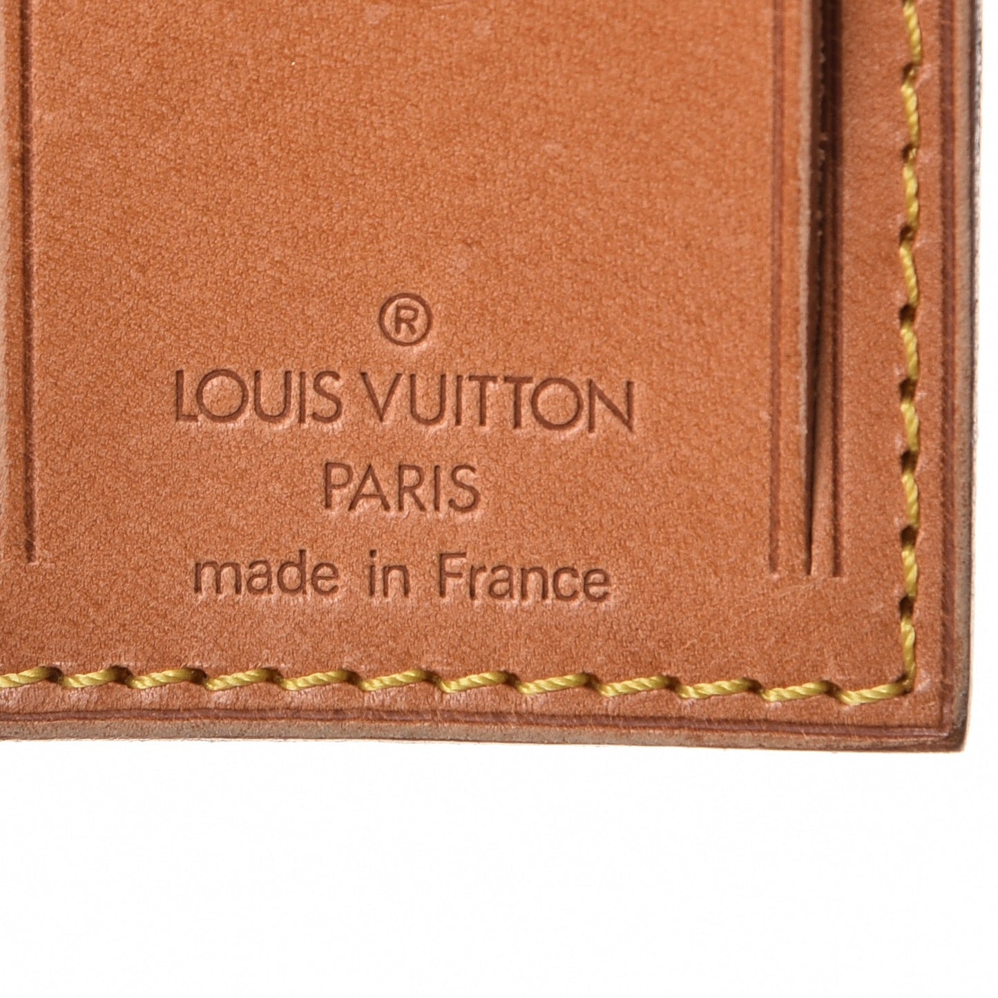Vachetta Luggage Tag