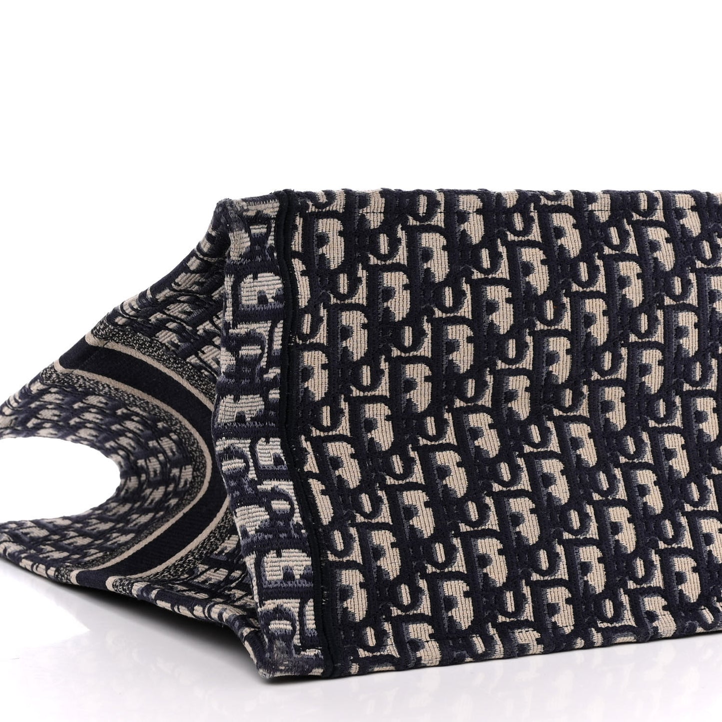 Oblique Large Book Tote Blue Multicolor