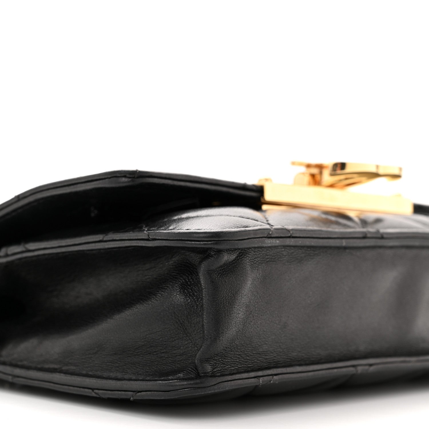 Chanel Lambskin Quilted Golden Class Wallet on Chain WOC Black 8 of 9