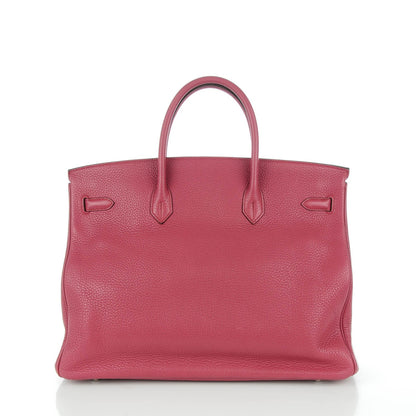 Hermes Taurillon Clemence Birkin 40 Bois de Rose 4 of 22