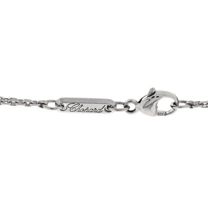 Chopard 18K White Gold Diamond Happy Spirit Pendant Necklace 7 of 8