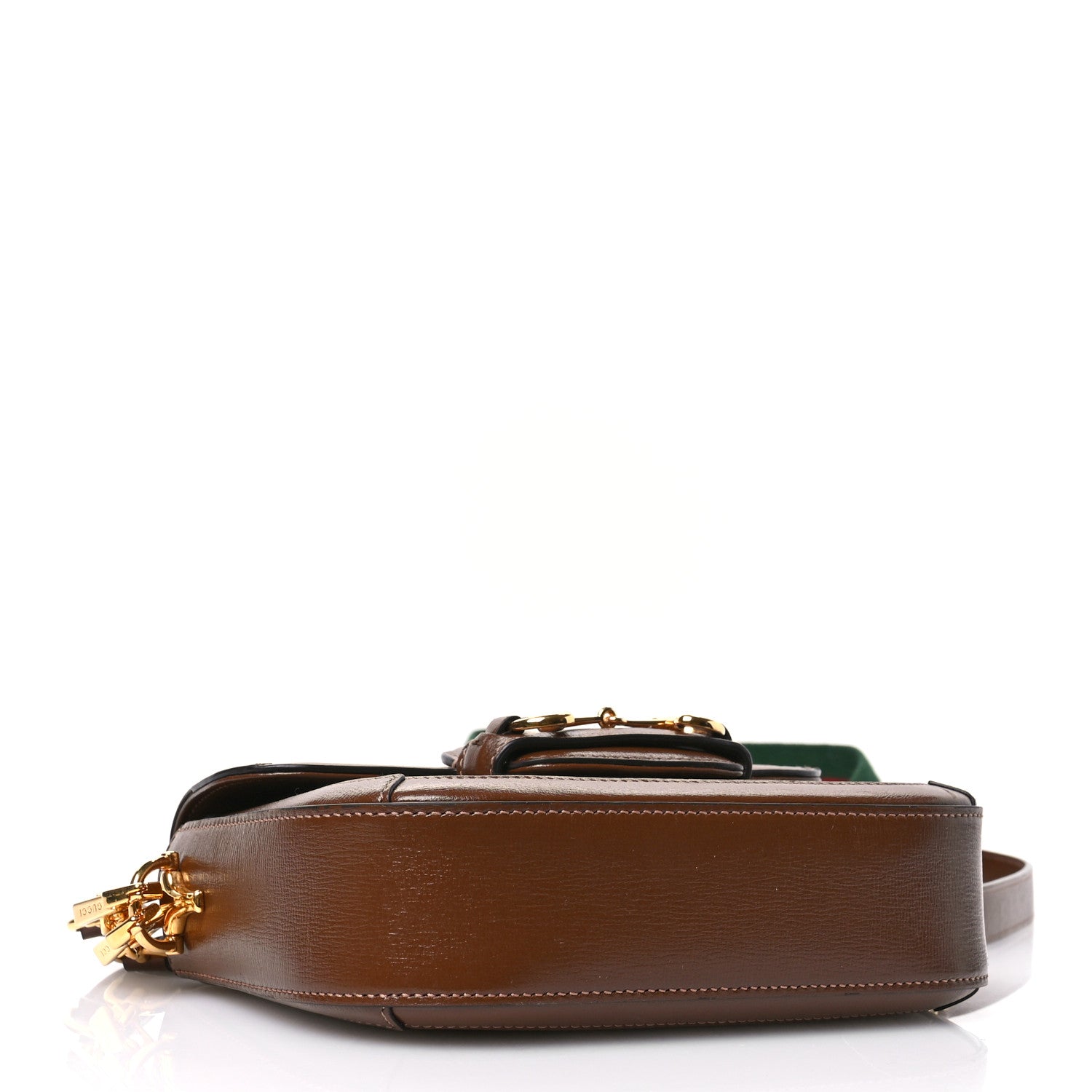 Gucci GG Supreme Monogram Web Mini Horsebit 1955 Shoulder Bag Beige Brown Sugar 4 of 12