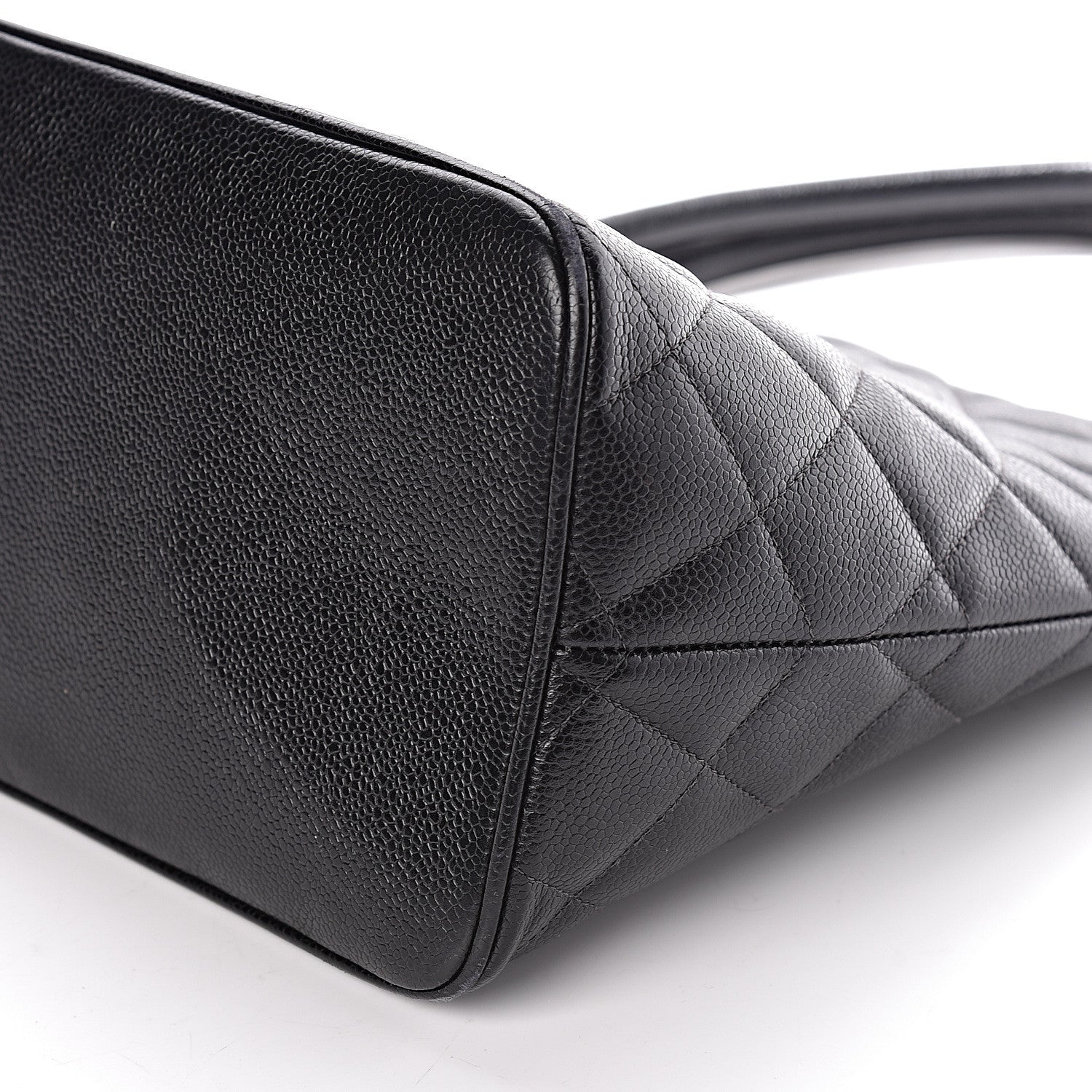 Chanel Caviar Quilted Medallion Tote Black 10 of 11