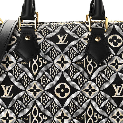 Louis Vuitton Jacquard Since 1854 Speedy Bandouliere 25 Grey 7 of 9