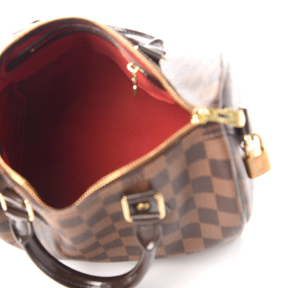 Louis Vuitton Damier Ebene Speedy Bandouliere 25 5 of 10