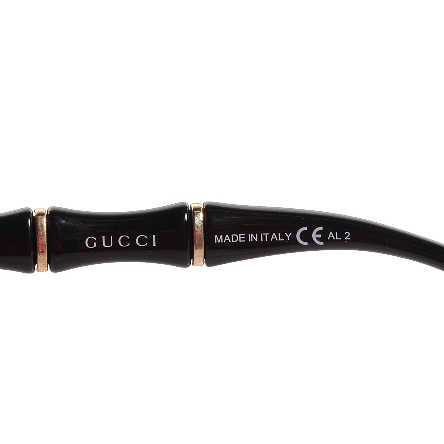 Gucci Bamboo Effect Sunglasses 3508/S Black 4 of 4