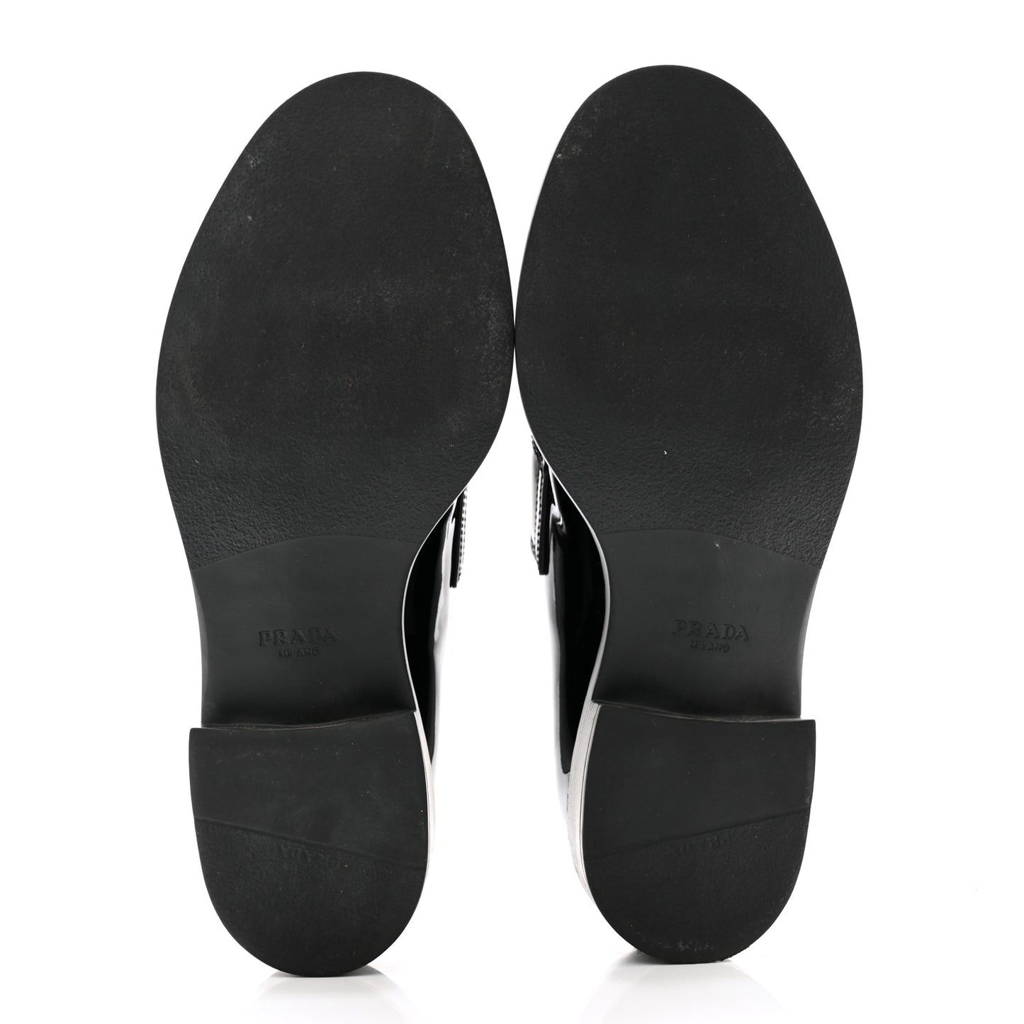 Vernice Triangle 50mm Loafers 38.5 Black